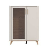 Wooden Display Cabinet Wide With 2 Doors - Dearborn