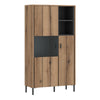 Wooden Display Cabinet With 2 Doors - Arundel