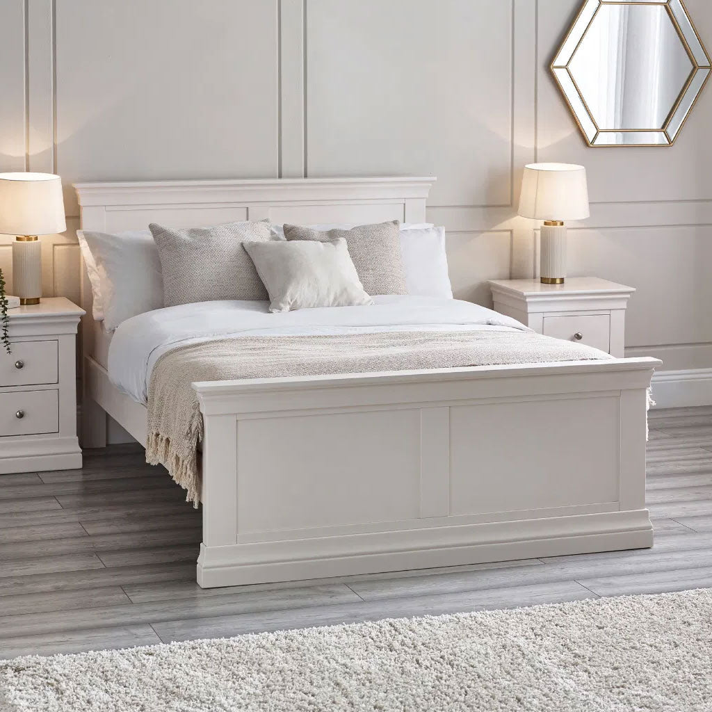 Wooden Double Bed - Clermont