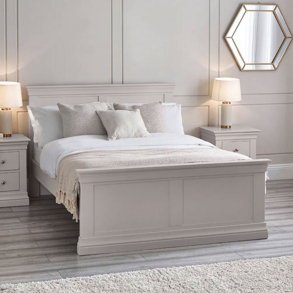 Wooden Double Bed - Clermont