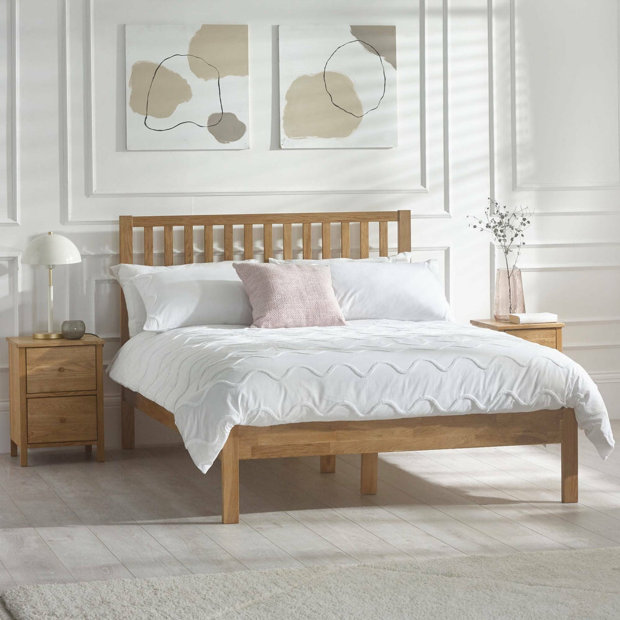 Wooden Double Bed - Coxmoor