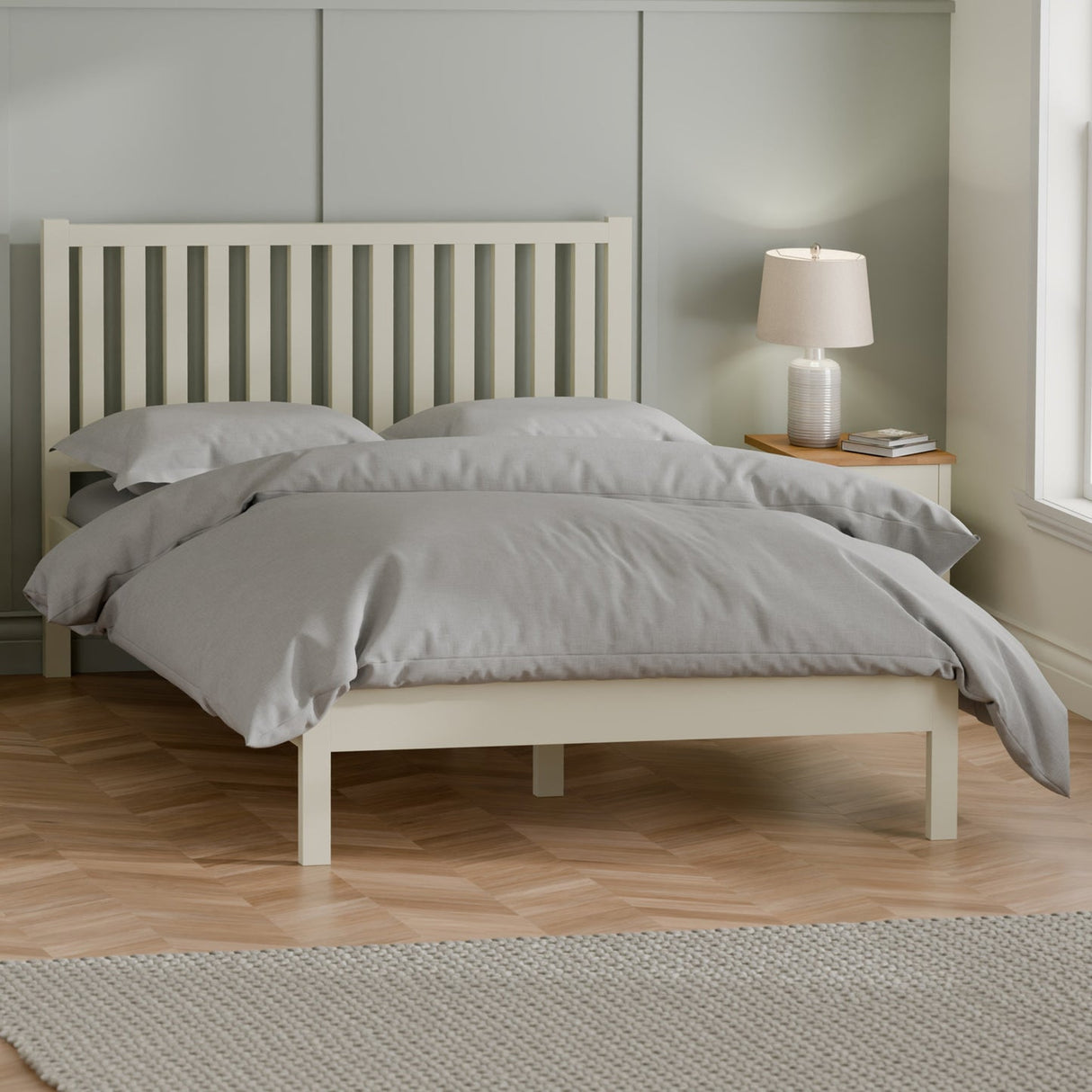 Wooden Double Bed - Coxmoor