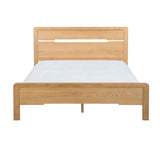 Wooden Double Bed - Curve