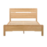 Wooden Double Bed - Curve