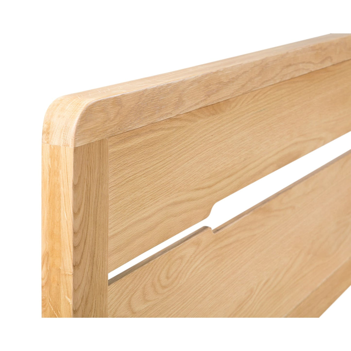 Wooden Double Bed - Curve