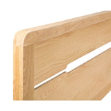 Wooden Double Bed - Curve