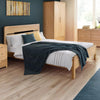 Wooden Double Bed - Curve