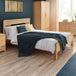 Wooden Double Bed - Curve