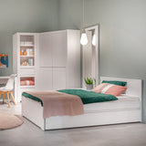 Wooden Double Bed With Guest Bed - Novi