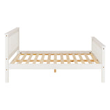 Wooden Double Bed High Foot End - Monaco