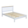 Wooden Double Bed Low End - Capri