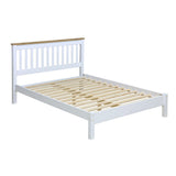 Wooden Double Bed Low End - Capri