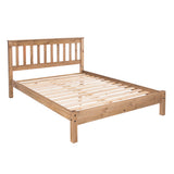 Wooden Double Bed Low End - Texas