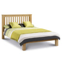Wooden Double Bed Low Foot End - Amsterdam