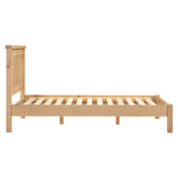 Wooden Double Bed Low Foot End - Windsor