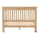 Wooden Double Bed Low Foot End - Windsor