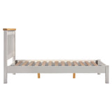 Wooden Double Bed Low Foot End - Windsor