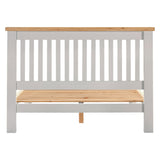 Wooden Double Bed Low Foot End - Windsor