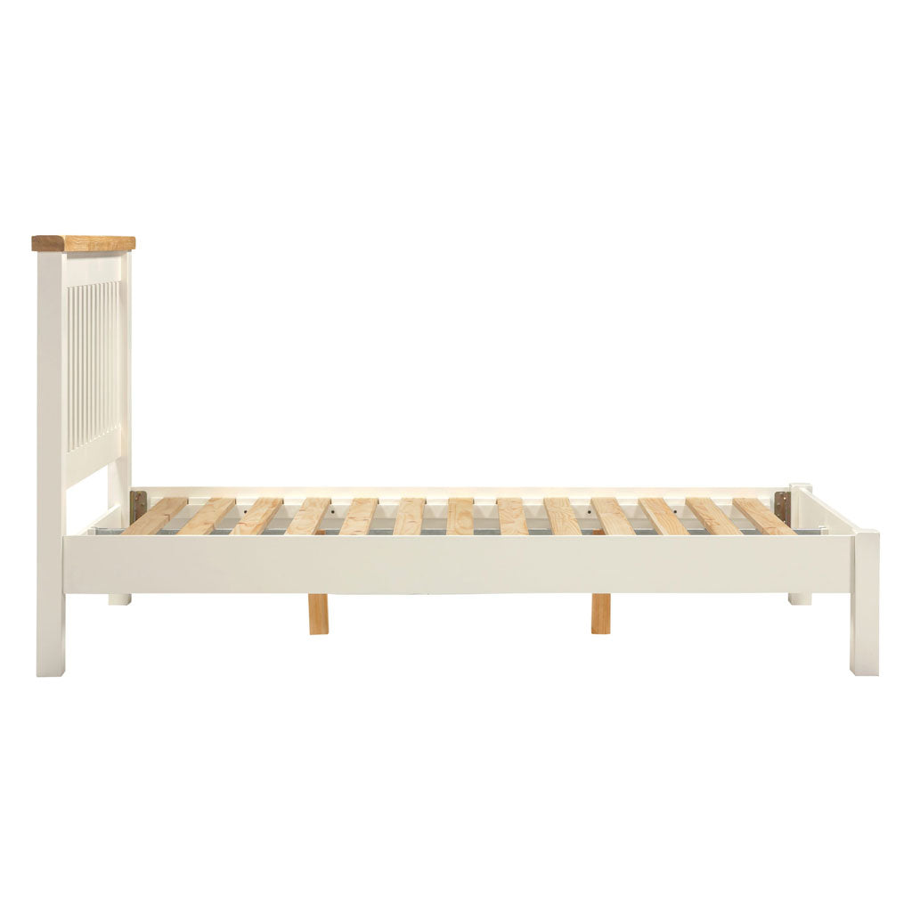 Wooden Double Bed Low Foot End - Windsor