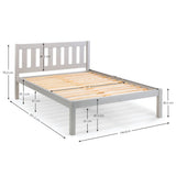 Wooden Double Bed - Luna