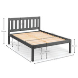 Wooden Double Bed - Luna