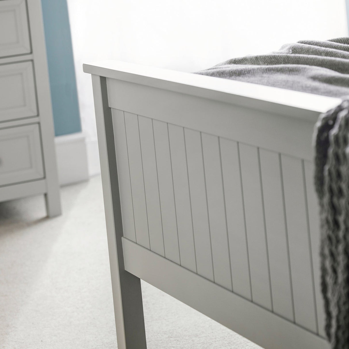 Wooden Double Bed - Maine