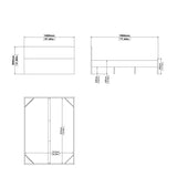 Wooden Double Bed - Naia