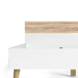 Wooden Double Bed - Oslo