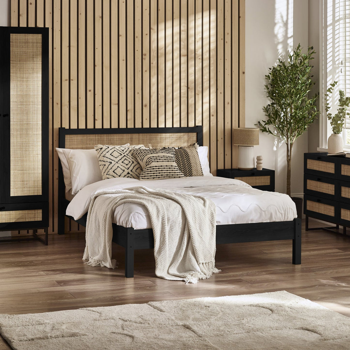 Wooden Double Bed - Padstow