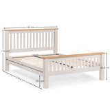 Wooden Double Bed - Richmond