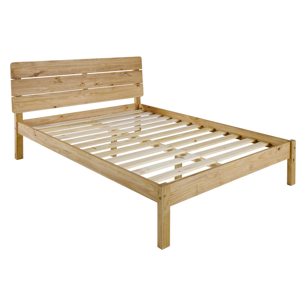 Wooden Double Bed - Ronan