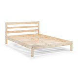Wooden Double Bed - Sami