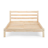 Wooden Double Bed - Sami