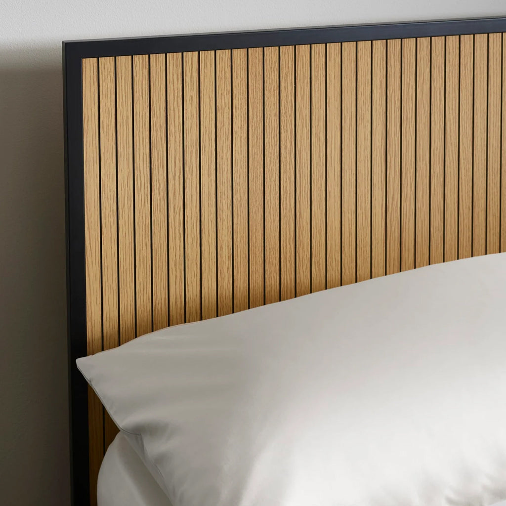 Wooden Double Bed - Sia