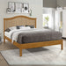 Wooden Double Bed With Sprung Slatted Base - Chester
