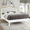 Wooden Double Bed With Sprung Slatted Base - Chester