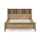 Wooden Double Bed With Bookcase - Sydney