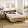 Wooden Double Bed With Bookcase - Sydney