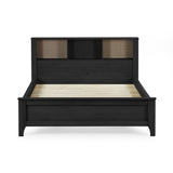 Wooden Double Bed With Bookcase - Sydney
