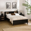 Wooden Double Bed With Bookcase - Sydney