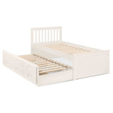 Wooden Double Bed With Underbed And Drawers - Maisie
