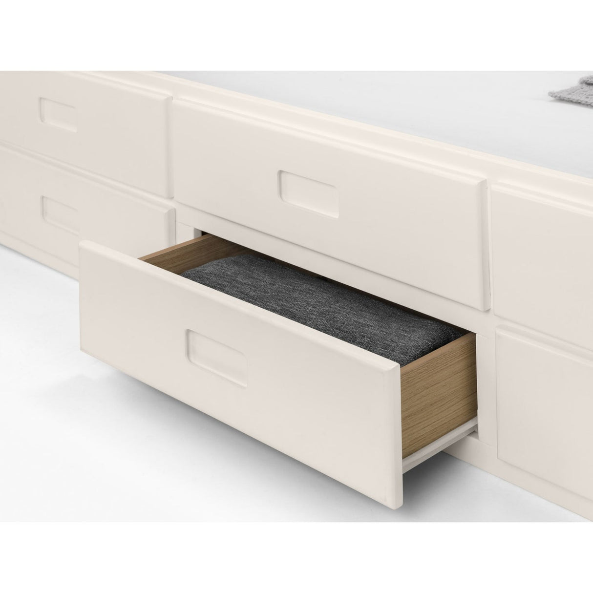 Wooden Double Bed With Underbed And Drawers - Maisie