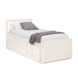 Wooden Double Bed With Underbed And Drawers - Maisie