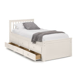 Wooden Double Bed With Underbed And Drawers - Maisie