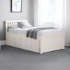 Wooden Double Bed With Underbed And Drawers - Maisie