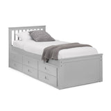 Wooden Double Bed With Underbed And Drawers - Maisie