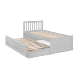 Wooden Double Bed With Underbed And Drawers - Maisie