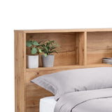 Wooden Double Ottoman Storage Bed - Bali