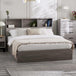 Wooden Double Ottoman Storage Bed - Bali