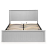 Wooden Double Ottoman Storage Bed - Maine